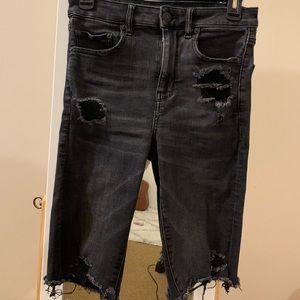 Distressed AE Bermuda Shorts